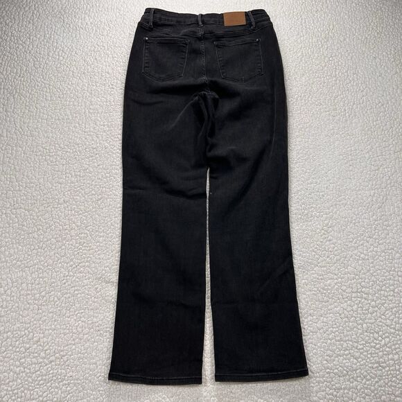 Judy Blue 90s Straight Jeans 9 (31x31.5) Black High Rise Grunge Streetwear - Picture 4 of 15